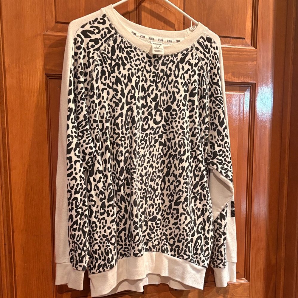 PINK Victoria's Secret Leopard Print Top